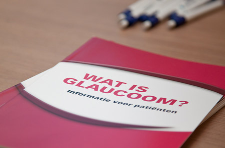 foldermateriaal glaucoom