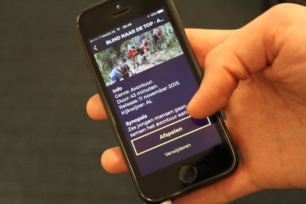 Watson app op smartphone