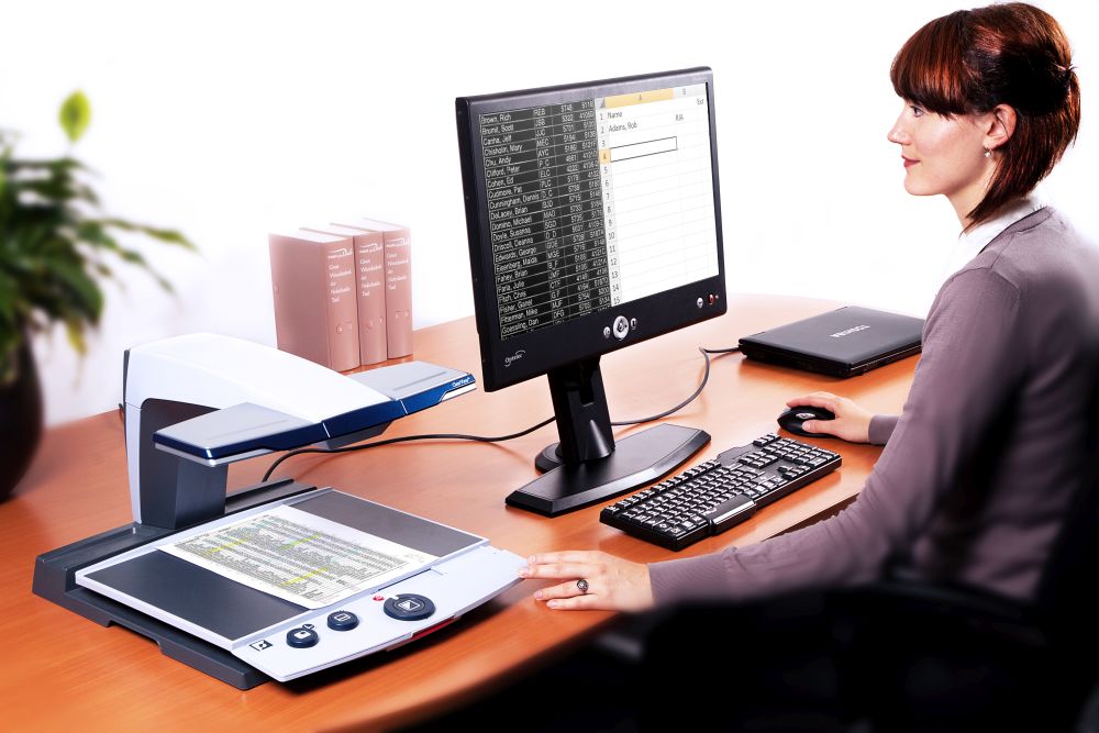 computer met schermleessoftware