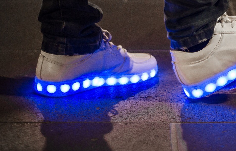 schoenen met verlichting