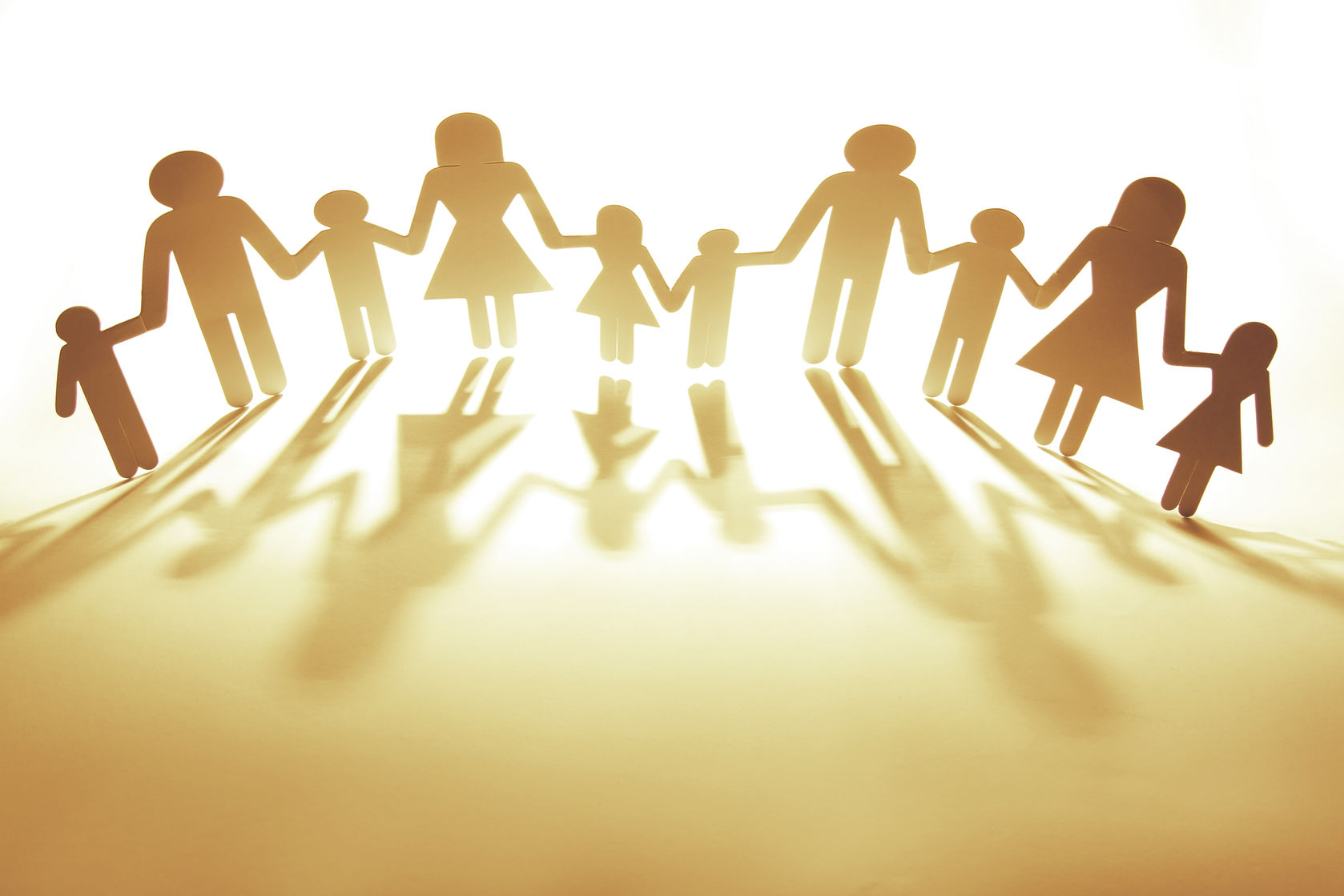 Ouders en kinderen, hand in hand