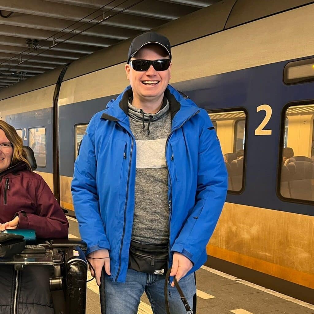 Peter Waalboer, mobiliteitsvrijwilliger Oogvereniging