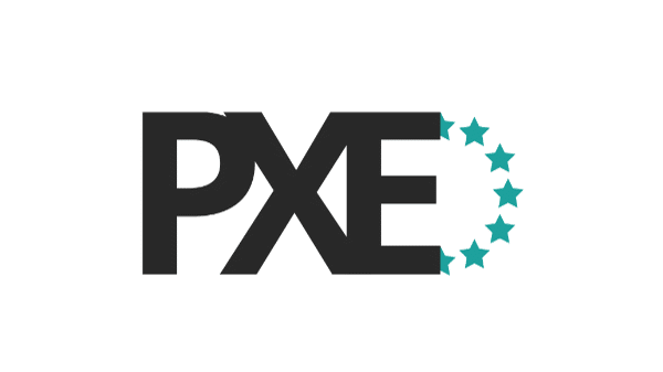 pxe website logo met europese sterren erbij