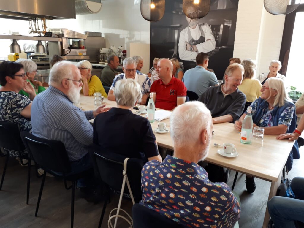 Eerste bijeenkomst oogcafé Hoeksche Waard in Oud-Beijerland.