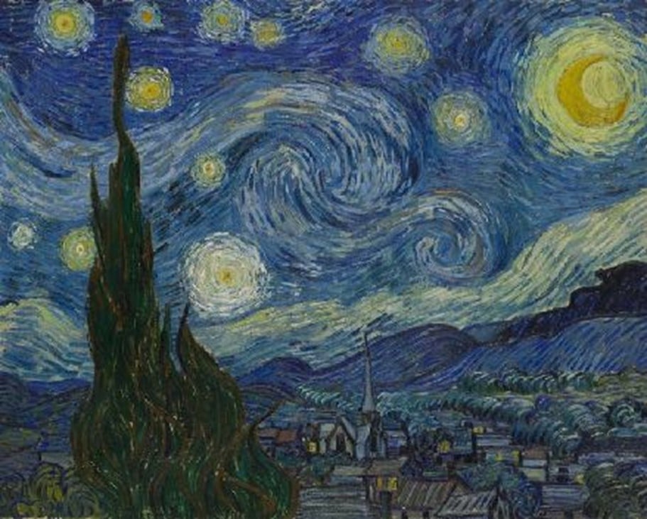 Schilderij De Sterrennacht van Van Gogh