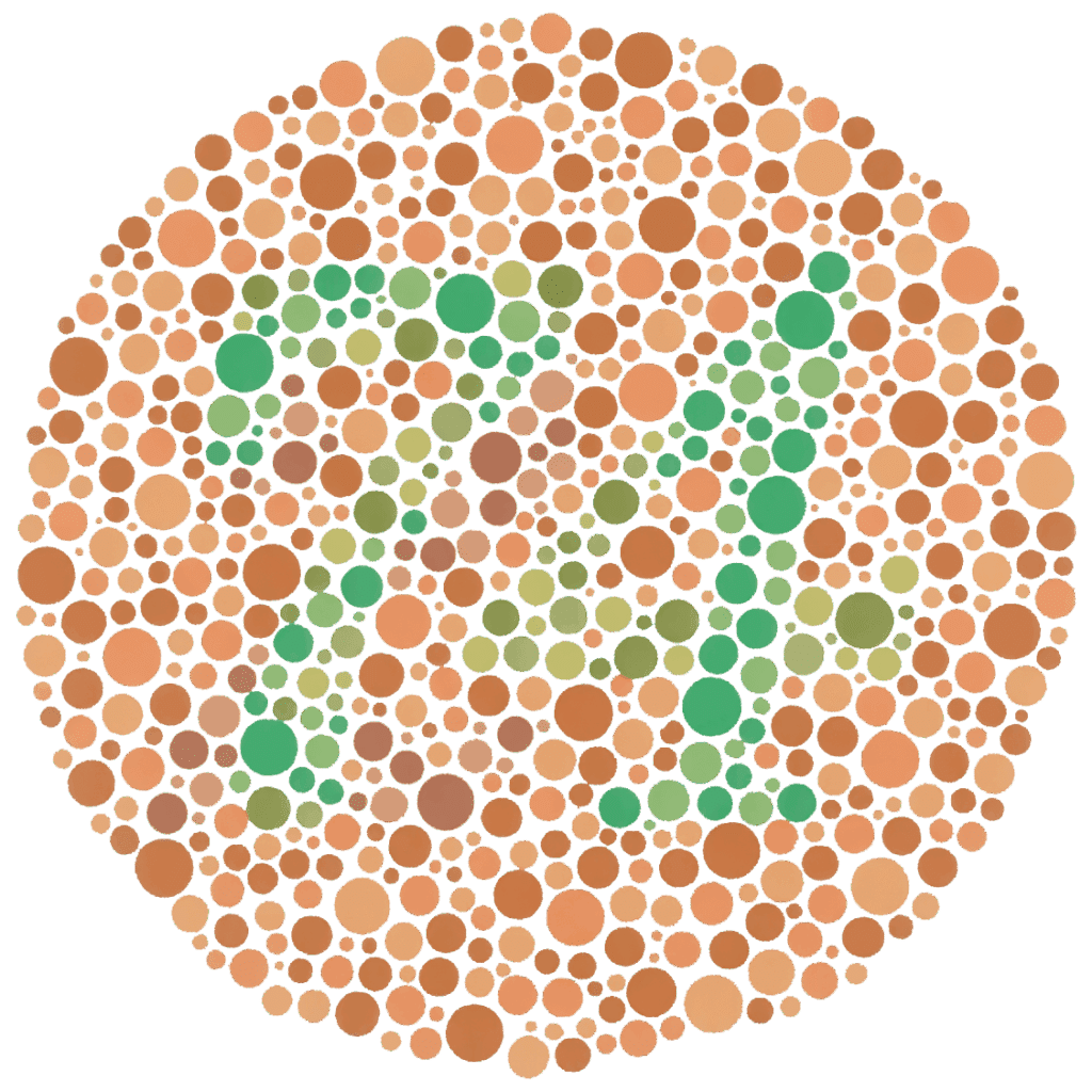 Test kleurenblindheid