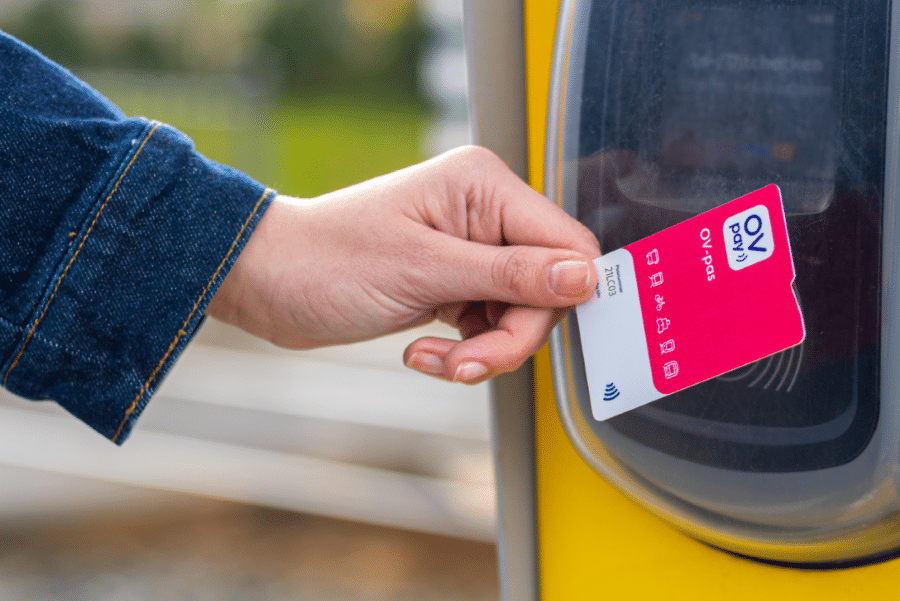 Inchecken met de nieuwe OVpay pas