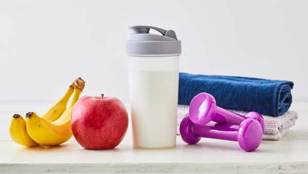 Fruit en sportartikelen