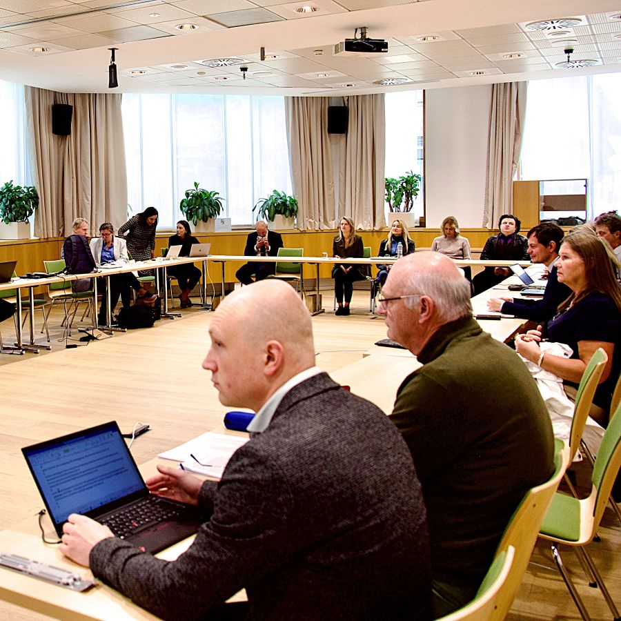 Deelnemers aan een EBU-bijeenkomst